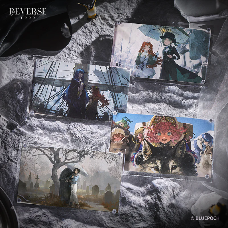 Reverse: 1999"Paradise Regained" Illustration Postcard Packs - Image 2