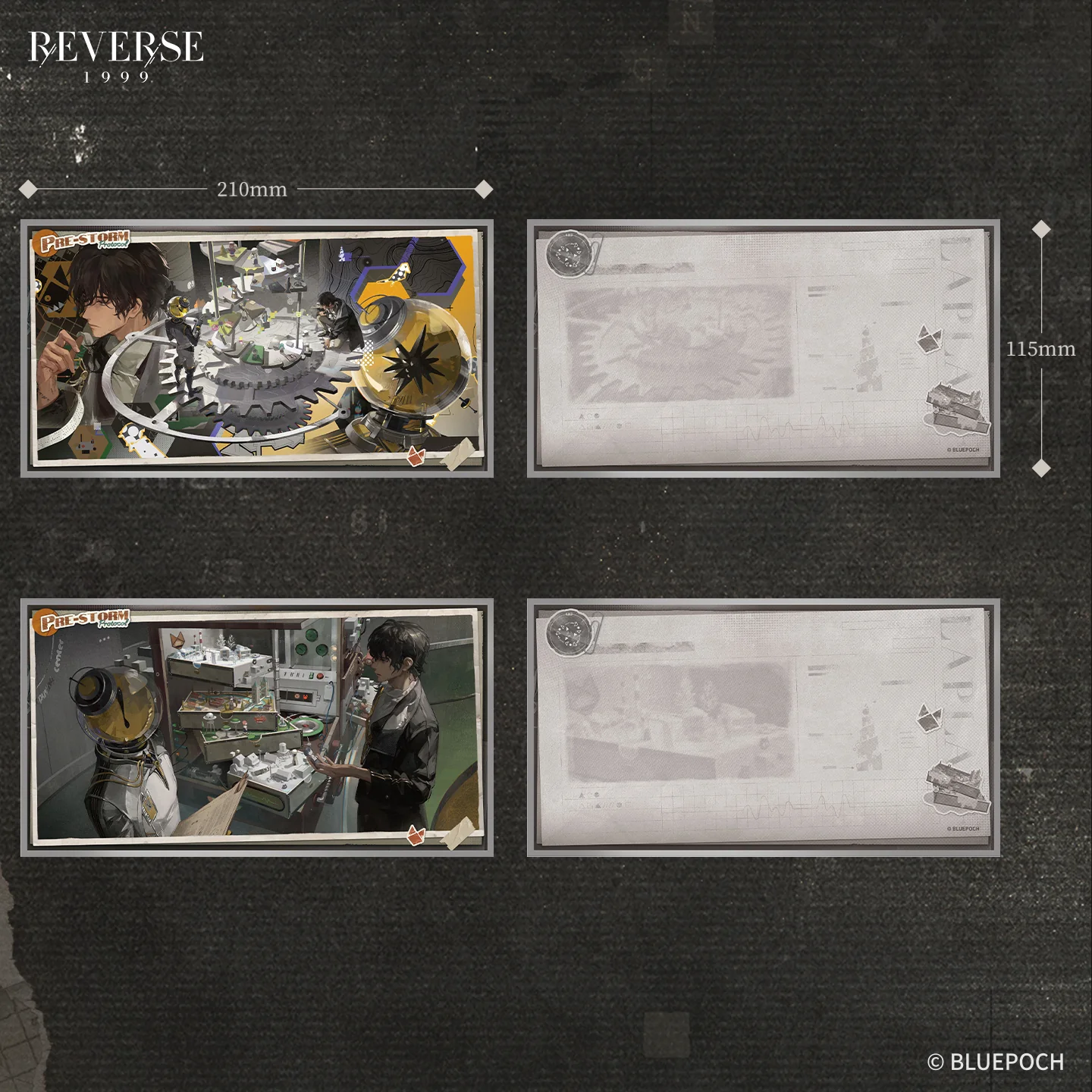 "Pre-Storm Protocol" Silver Foil Shikishi Board - Image 4