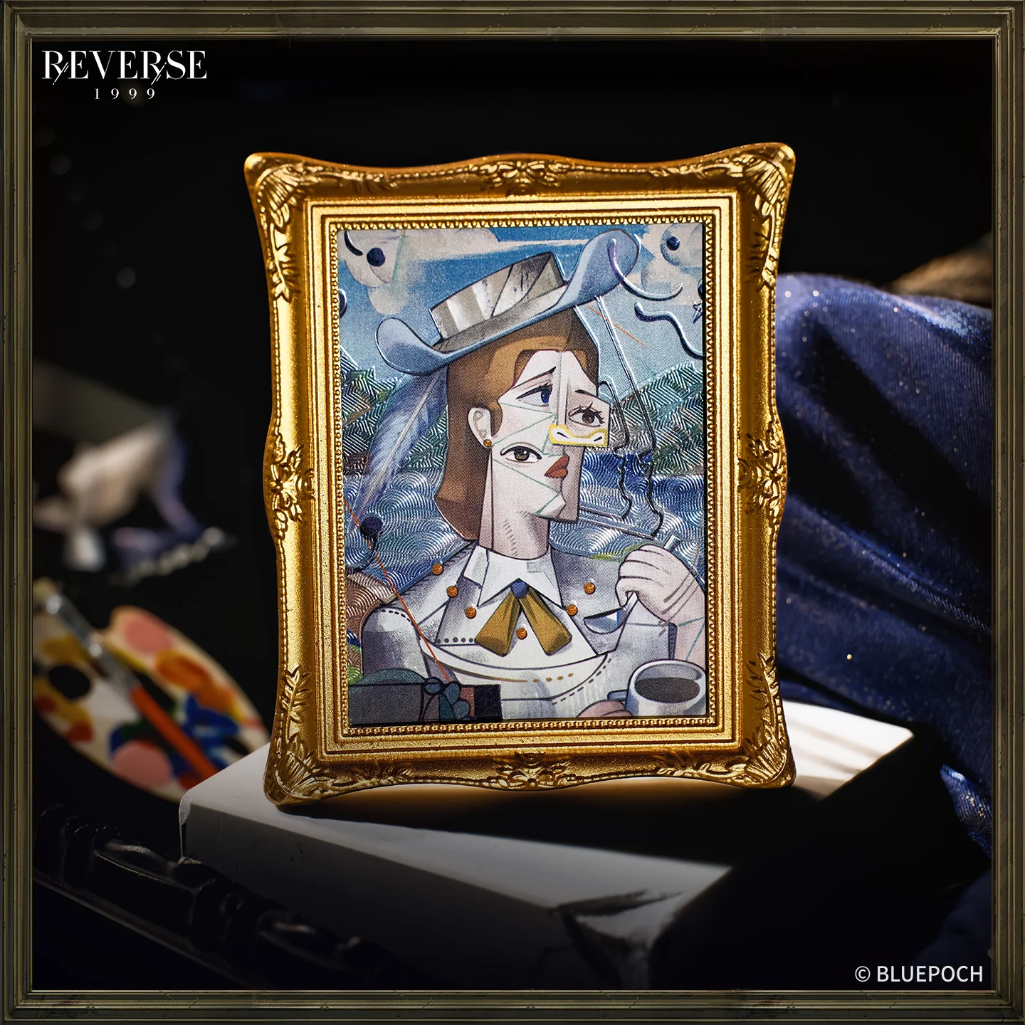 Reverse: 1999 "Color of Life and Death" Character Painting Holographic Magnet - Image 3
