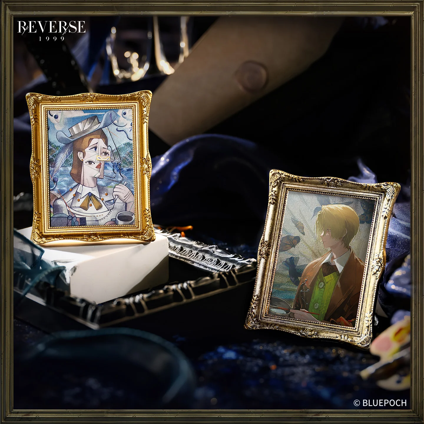 Reverse: 1999 "Color of Life and Death" Character Painting Holographic Magnet - Image 5